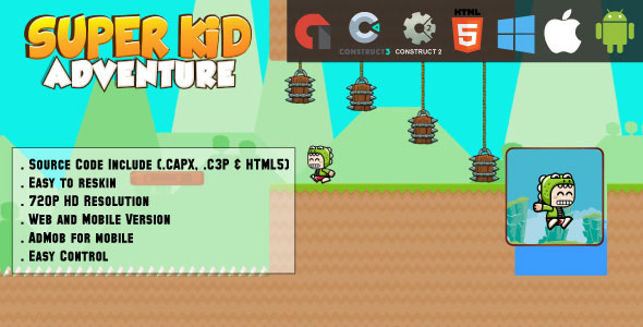 Super Kid Adventure - CodeCanyon 21961258
