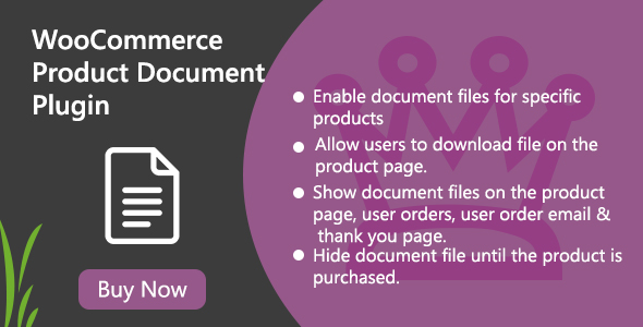 WooCommerce Product Document Plugin