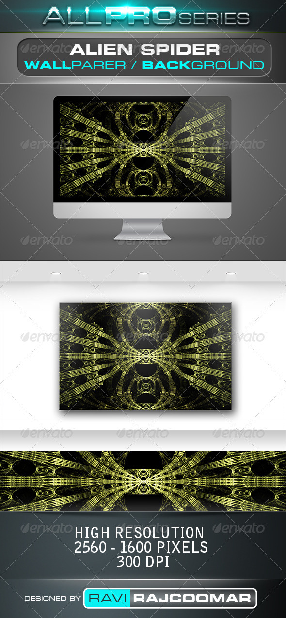 Alien Spider Wallpaper - Tech / Futuristic Backgrounds