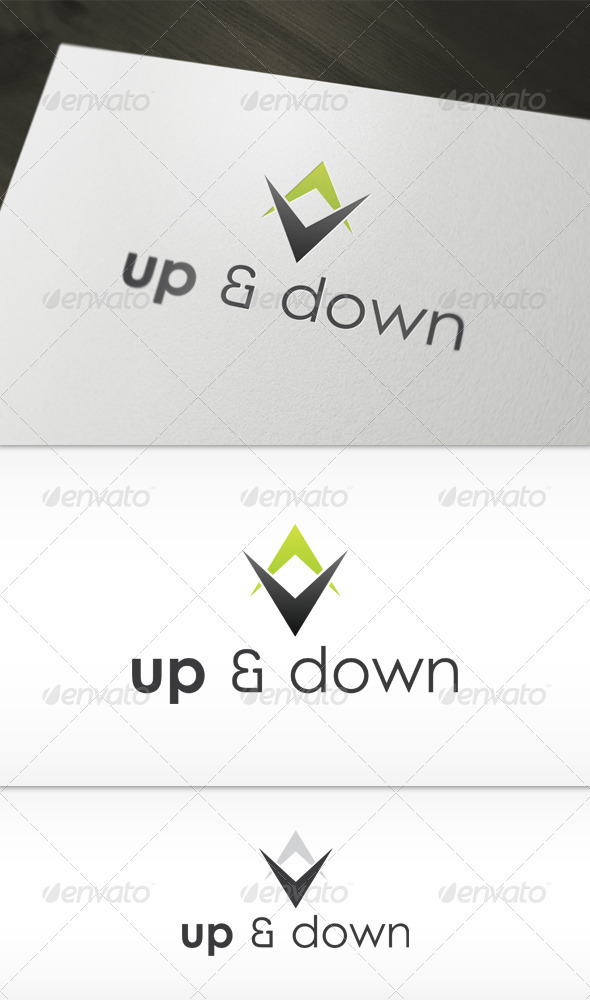 Up & Down Logo - Symbols Logo Templates