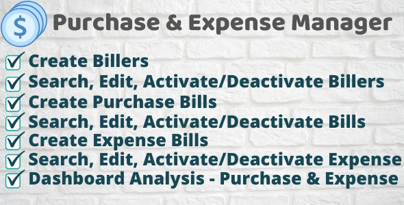 Purchase and Expense Manager