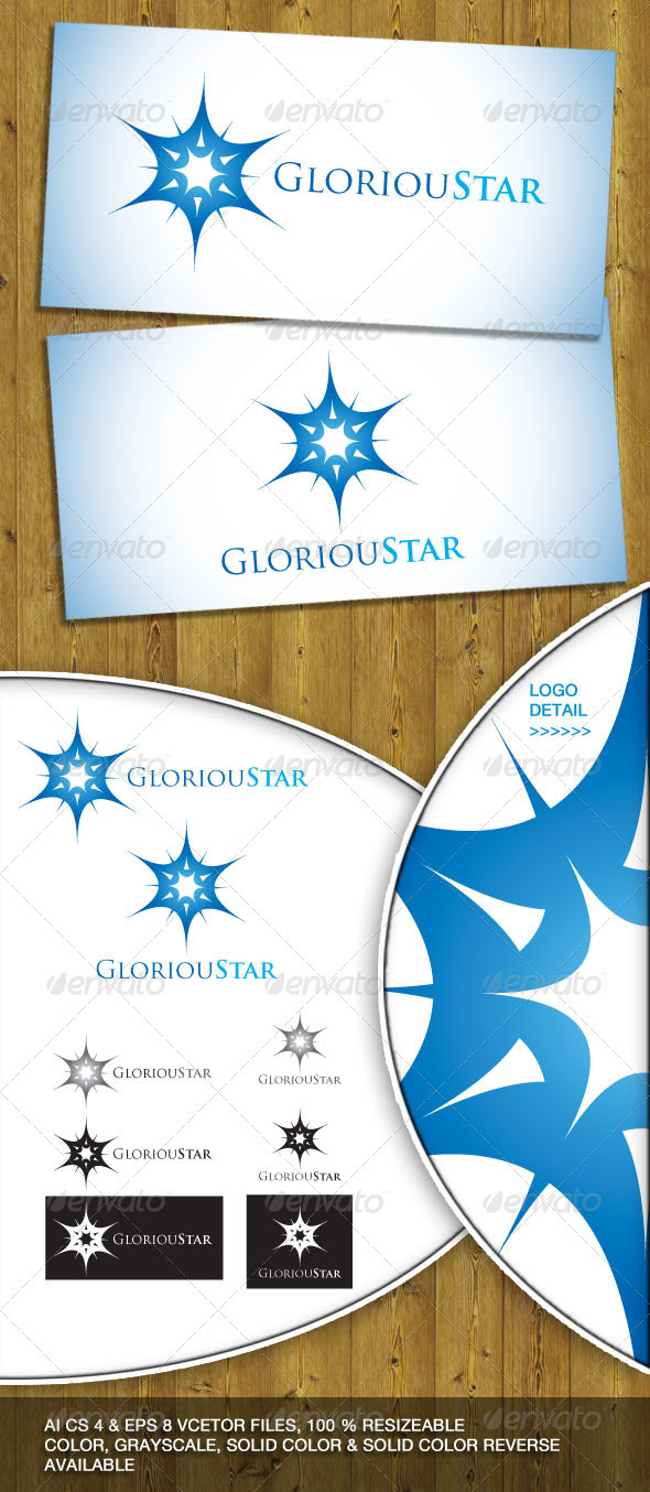 Glorious Star Logo - Vector Abstract