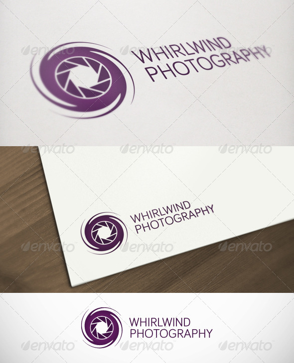 Whirlwind Photography Premium Logo - Objects Logo Templates