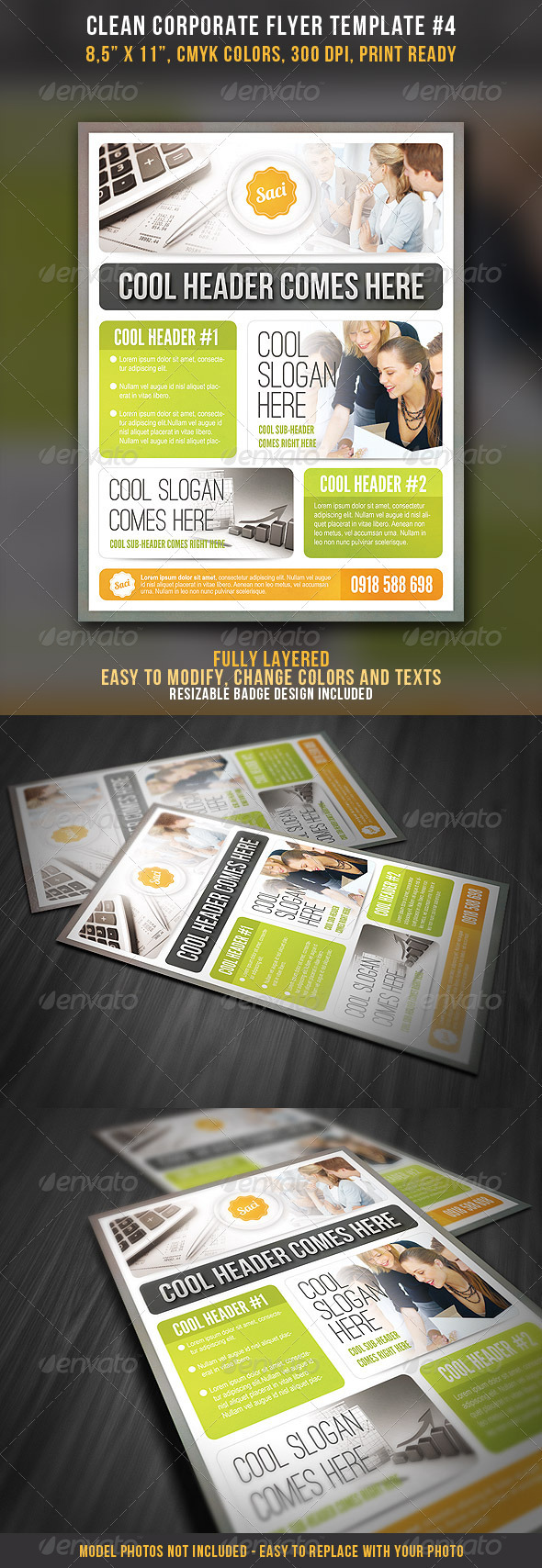 Clean Corporate Flyer #4 - Corporate Flyers