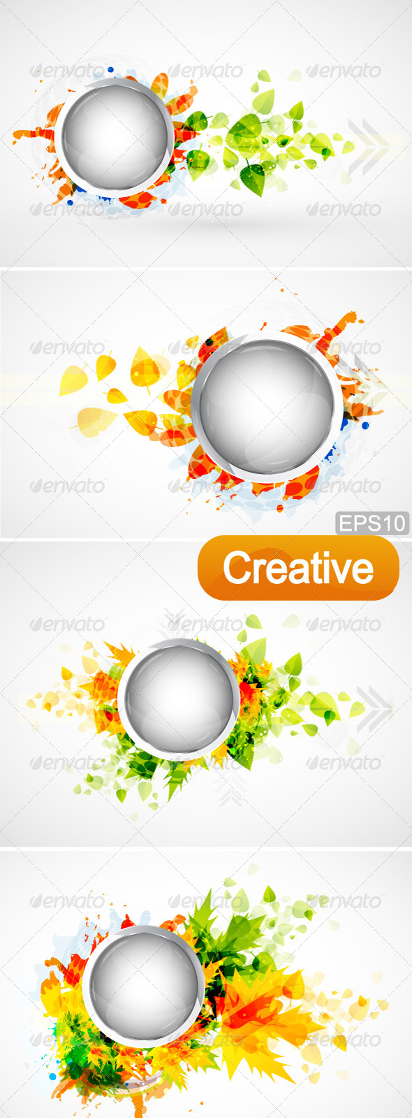Creative Nature Design Elements - Decorative Symbols Decorative