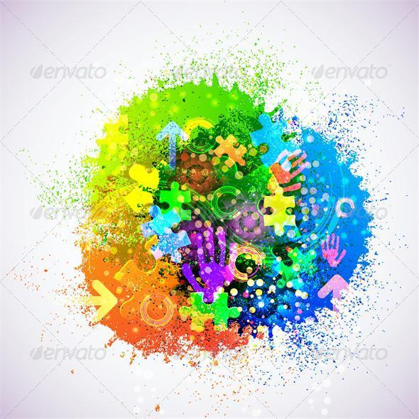 Vector Creative Abstract Background - Backgrounds Decorative