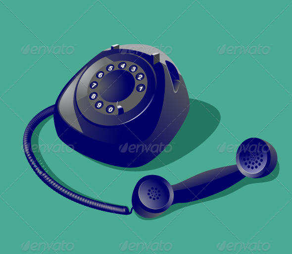 Vintage Phone - Objects Vectors