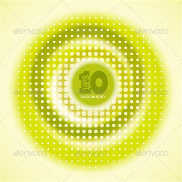 Vector Creative Circle Yellow Background - Backgrounds Decorative