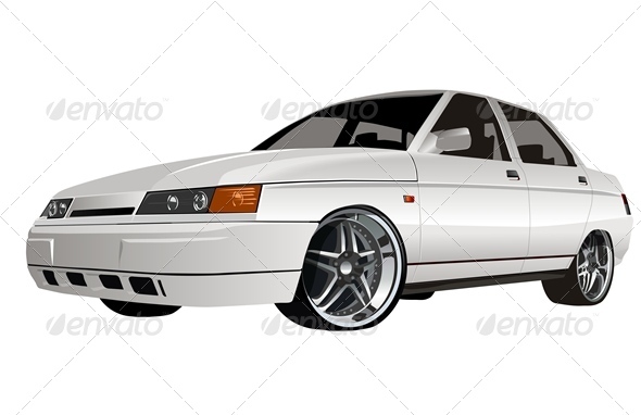 Vector Modern Car - Man-made Objects Objects