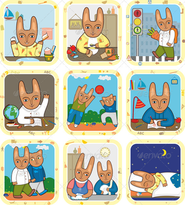 Hare Schedule Day Set