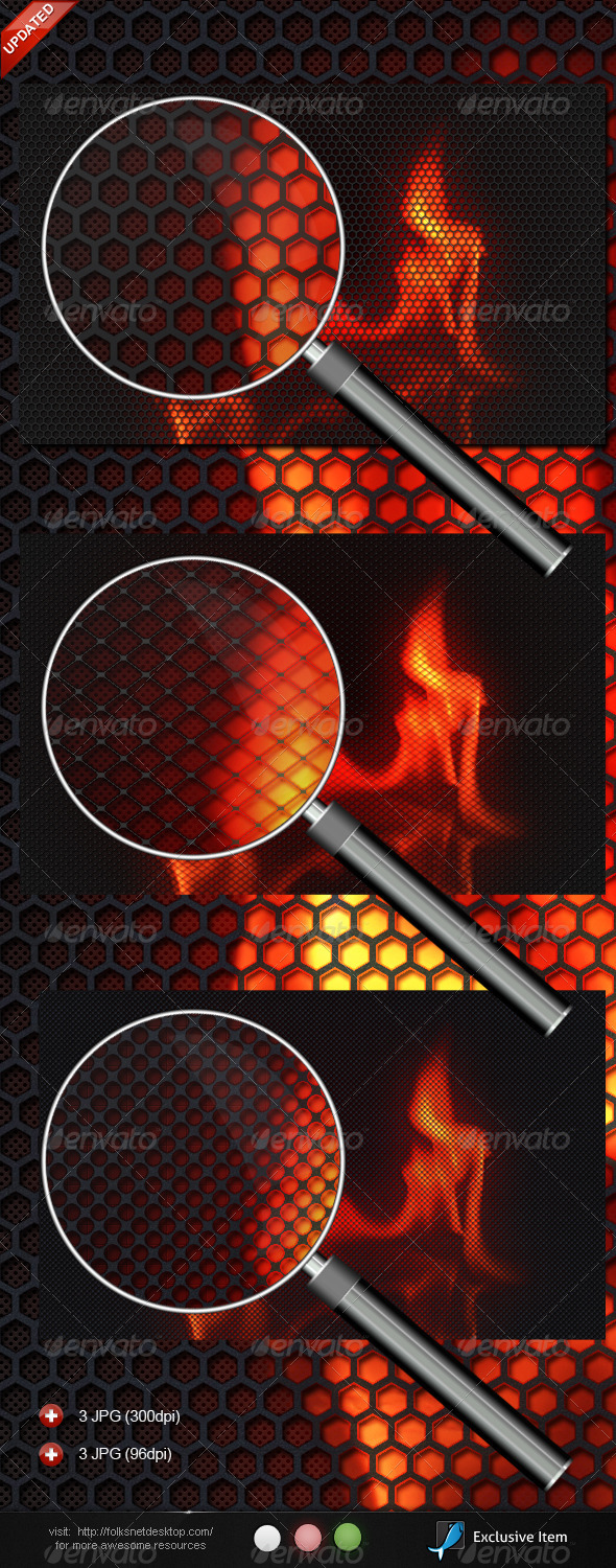 Burning Carbon - Backgrounds Graphics