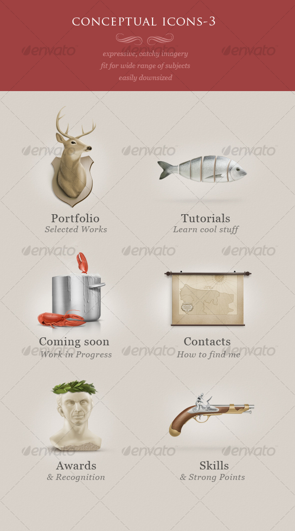 conceptual icons vol.3 - Web Icons