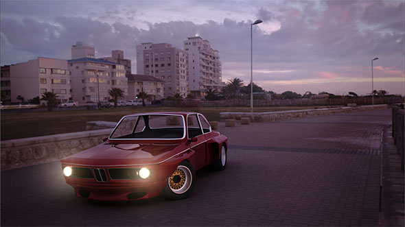 BMW e9 widebody - 3Docean 27130668