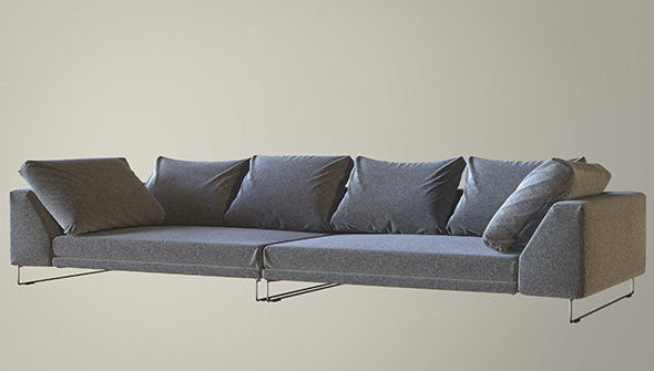 Vray Ready Sofa - 3Docean 27136434