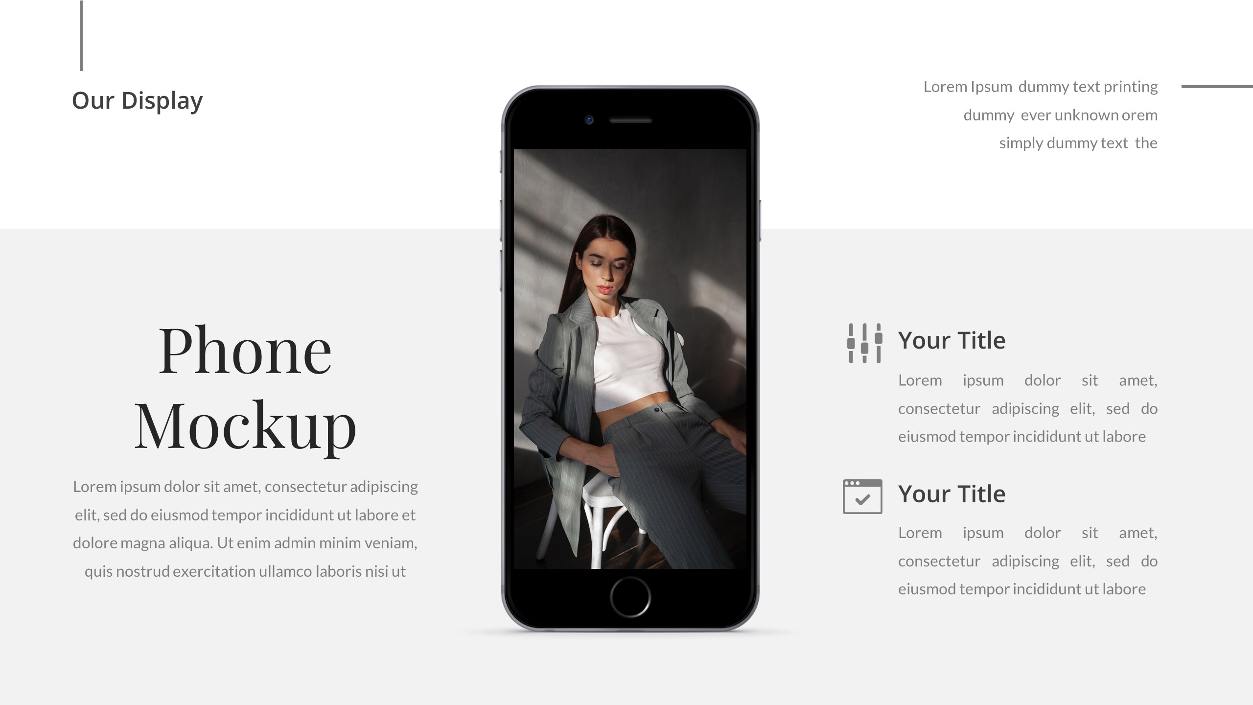 Early - Minimal & Fashion PowerPoint Template, Presentation Templates