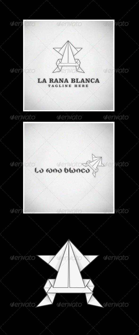 La Rana Blanca (The White Frog) - Animals Logo Templates