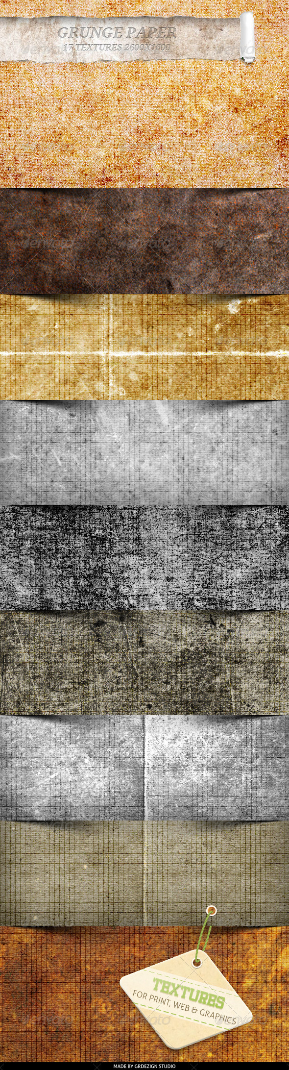 Grunge Paper Textures - Paper Textures