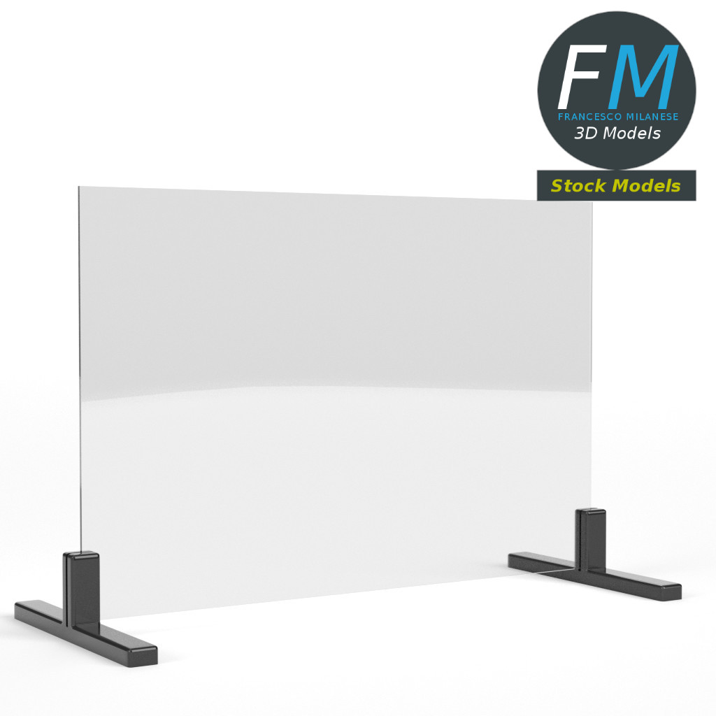 Acrylic safety barrier by 3DOcean