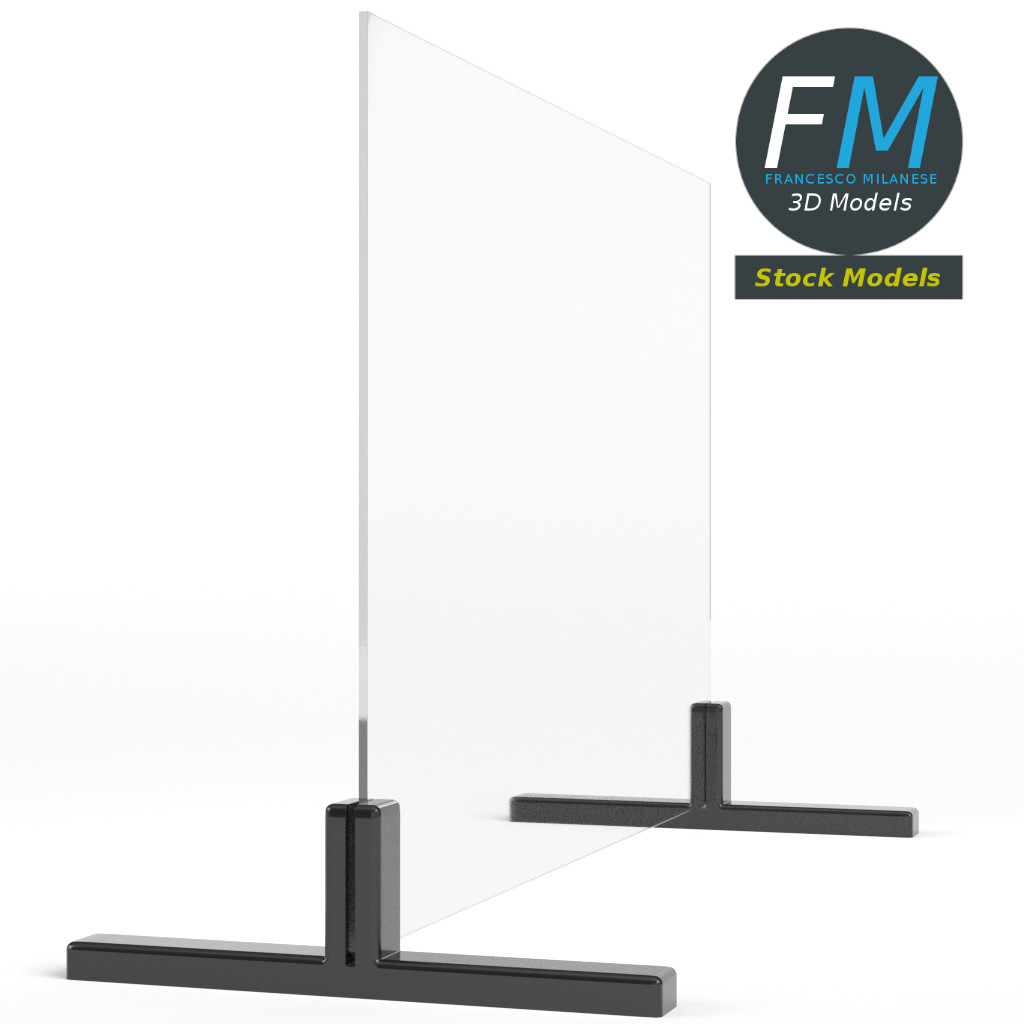 Acrylic safety barrier by 3DOcean