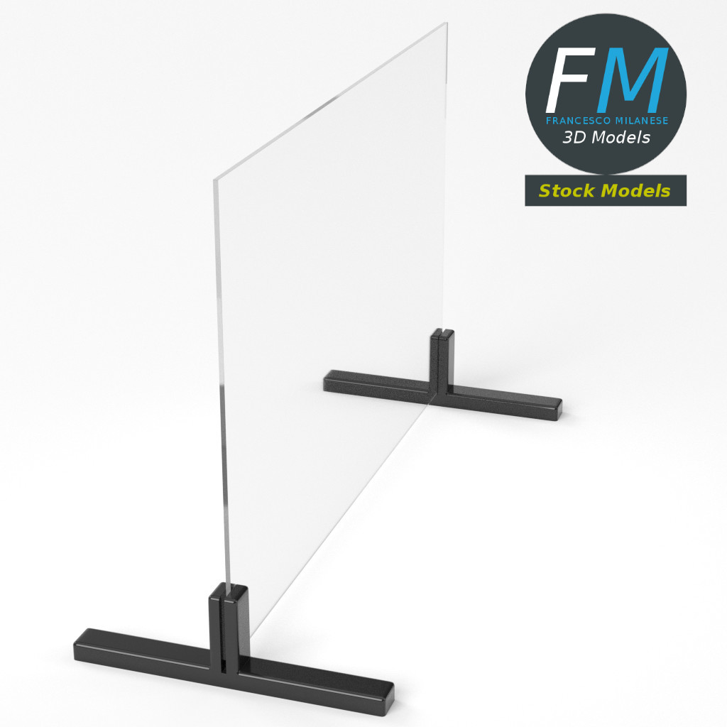 Acrylic safety barrier by 3DOcean