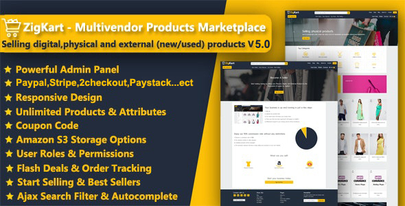 ZigKart - Multivendor Products Marketplace
