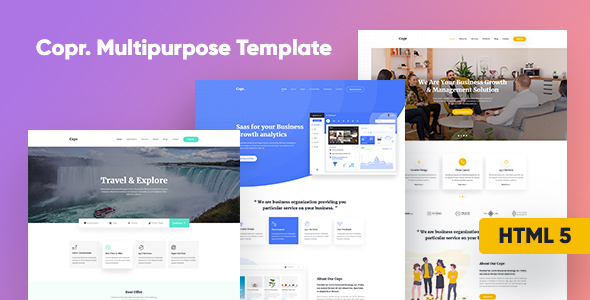Great Copr Multipurpose Agency HTML Template