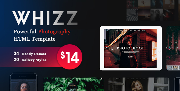 Whizz -Photography Template - ThemeForest 23431612