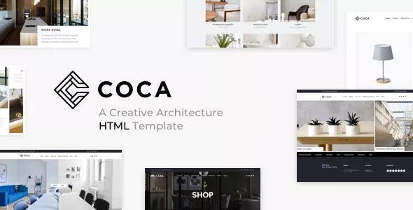 Extraordinary COCA - Architecture & Interior HTML