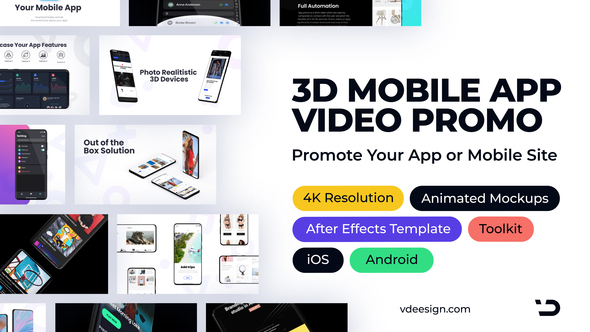 3D Mobile App - VideoHive 27161931