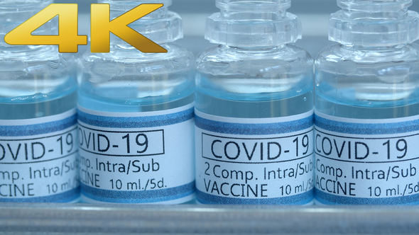 Covid 19 Vaccine  Line Production Of Ampoules