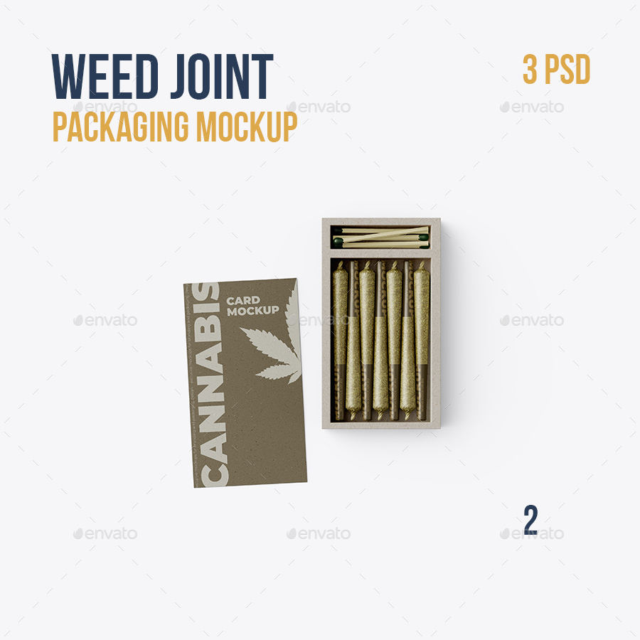 Download Weed Joint Packaging Mockup. 3 psd by mock-up_ru ...