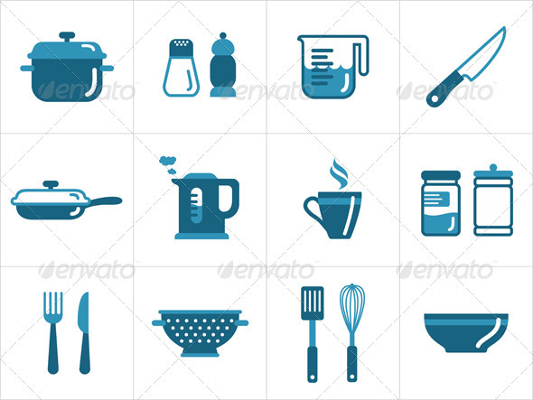 Kitchen Icons - Objects Icons