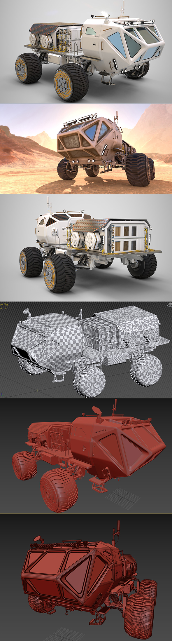 Marsohod Rover - 3Docean 27148554