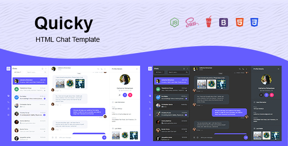 Incredible Quicky - HTML Chat Template