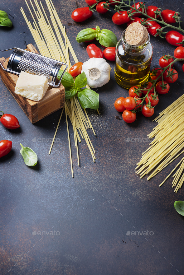 Concept of italian food - Stock Photo - Images