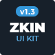 ZKIN - Bootstrap 4 Skin & UI Kit