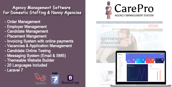 CarePro – Domestic Staffing Agency Management System