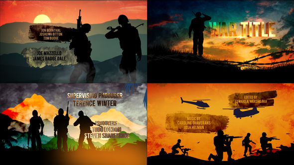 War Cinematic Opening - VideoHive 27192140