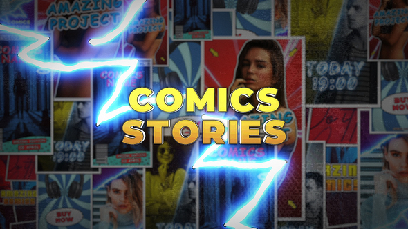 Comics Instagram Stories - Premiere Pro