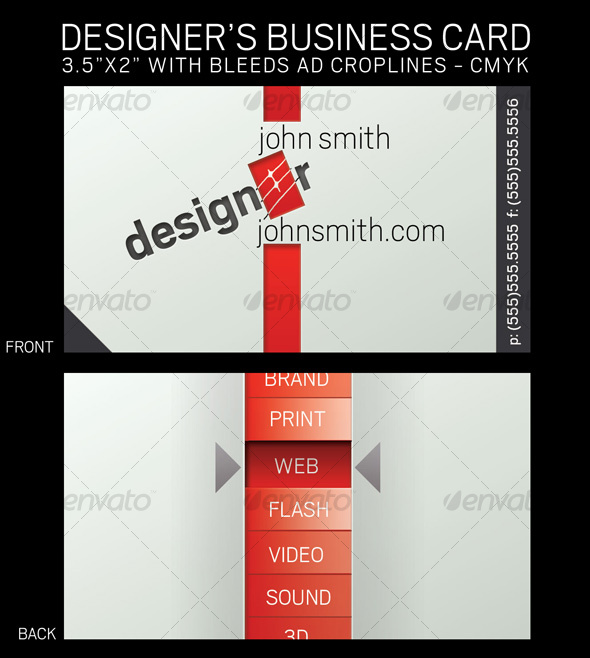 Designer's Business Card - Creative Business Cards