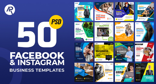 50-Facebook & Instagram Business Banners