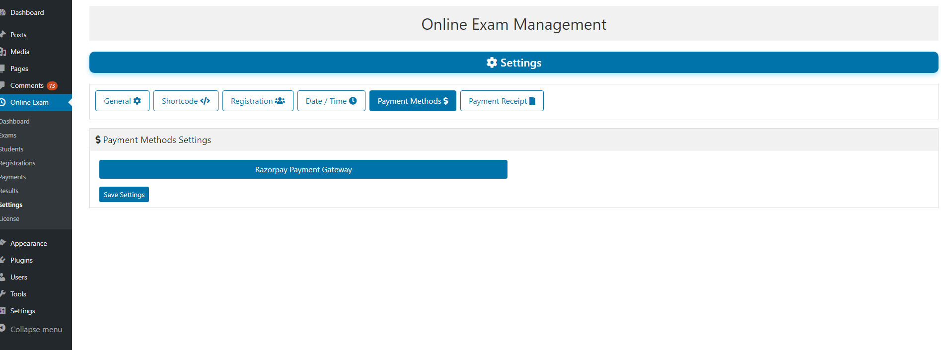 Online Exam Management - Education & Results Management by weblizar