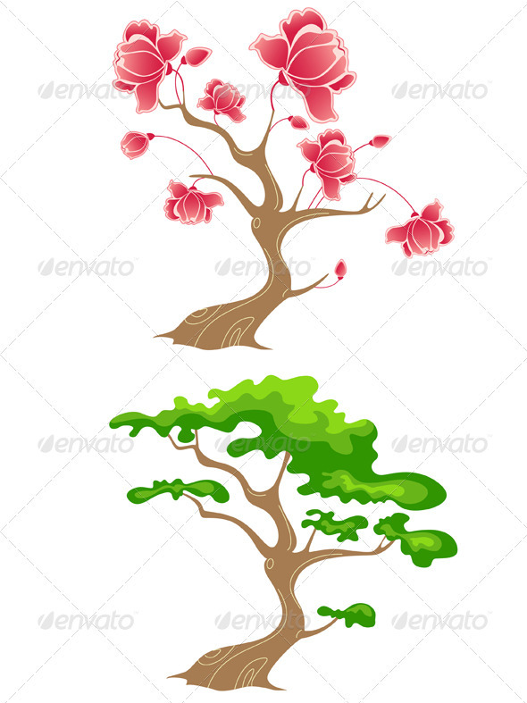 Green and Flowering Tree - Seasons Nature