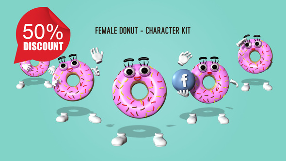 Female Donut - Character Kit