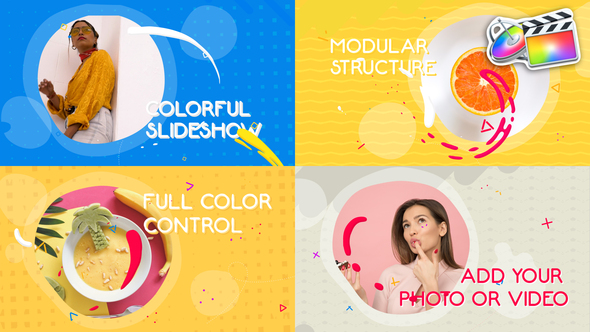 Colorful Liquid Slideshow | FCPX