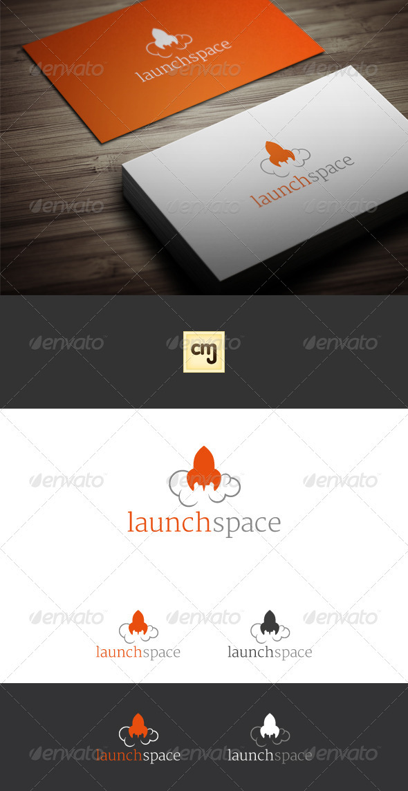 Launch Space Logo Template - Symbols Logo Templates