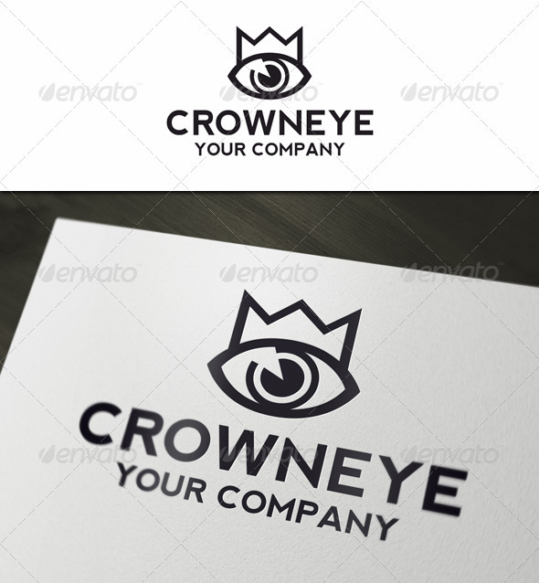 Crown Eye - Symbols Logo Templates