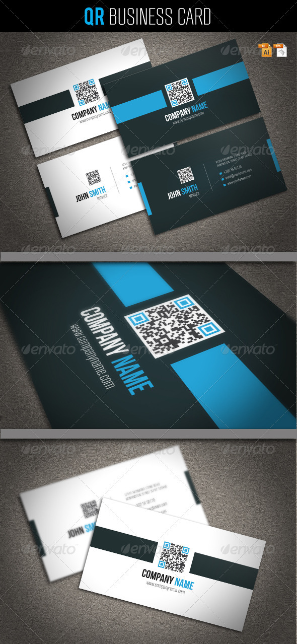 QR Business Card - Corporate Business Cards