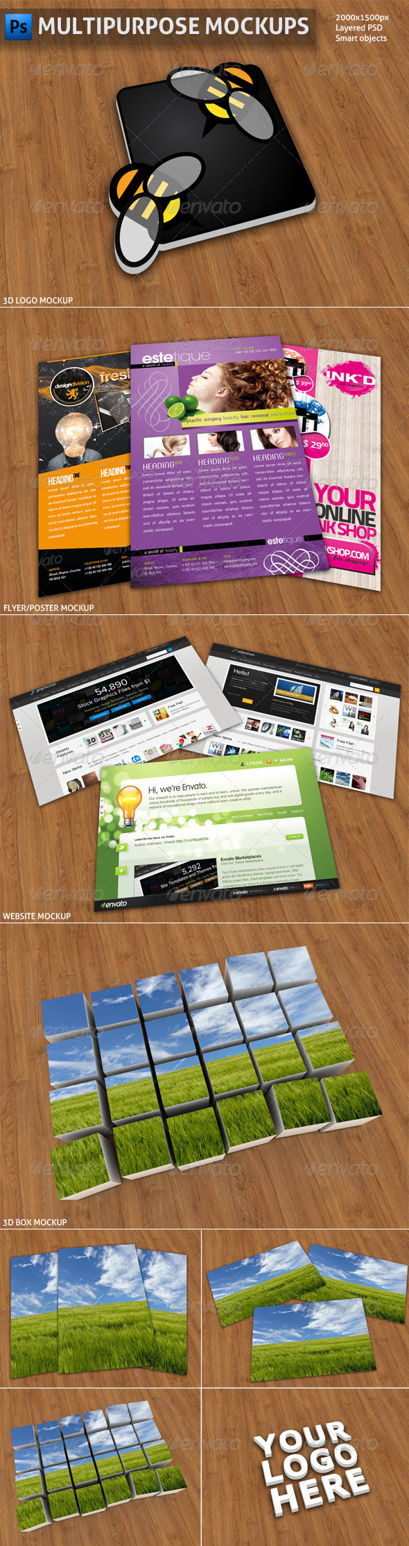 Multipurpose Mockups