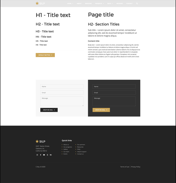 Silp - Real Estate & Architecture Template Kit